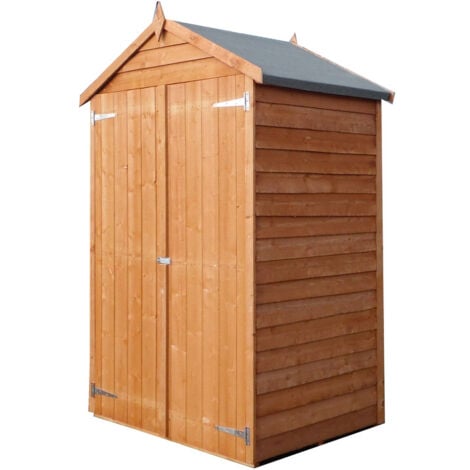 Garden Value Overlap 4 x 3 Double Door Shed