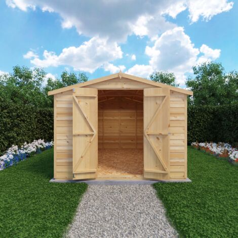 Garden Value Overlap 10 x 8 Windowless Shed