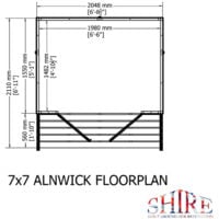7 x 7 Alnwick Summerhouse