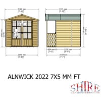 7 x 7 Alnwick Summerhouse