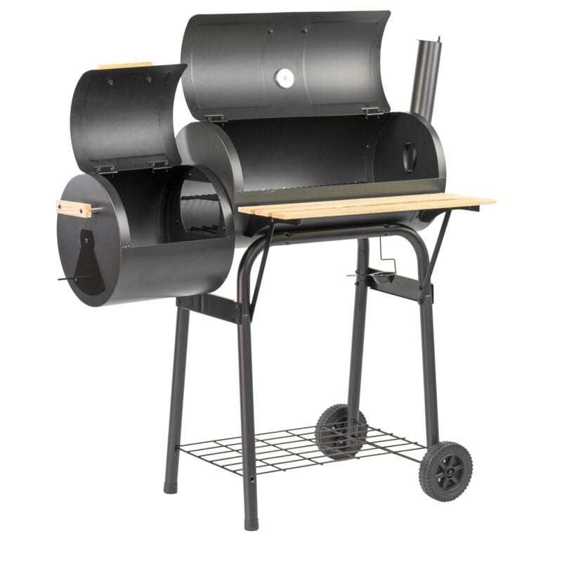 Smoker cart2  Smoker stand, Diy smoker, Backyard smokers