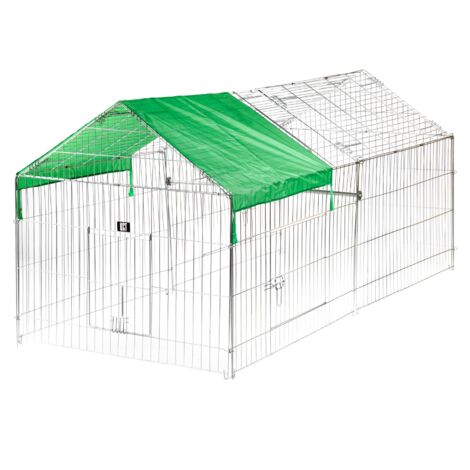 Enclosed best sale rabbit run