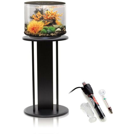 biOrb Tube 15L Aquarium Black with Standard LED lighting Black