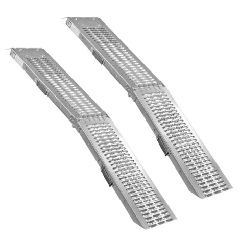 KCT Heavy Duty Vehicle Loading Ramp 2 Pack Bike Scooter Lawn Mower Car ...