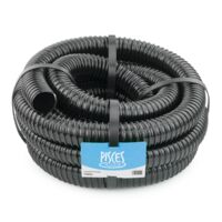 BLACK CONVOLUTED HOSE SMOOTH INTERIOR (PER METRE