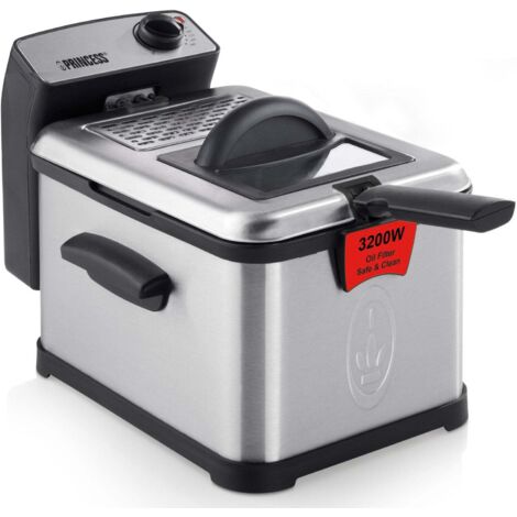 Princess Fritteuse Superior Argenté 3 L 3200 W Acier inoxydable