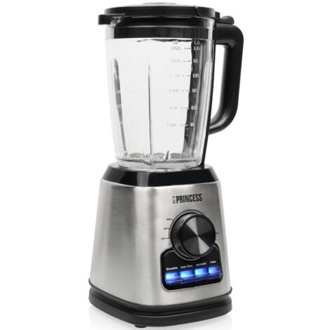 Princess 212094 Blender Solid Pro - 1400 W - 6 lames inox - 1,75 Litre - Verseuse en verre (1/5)