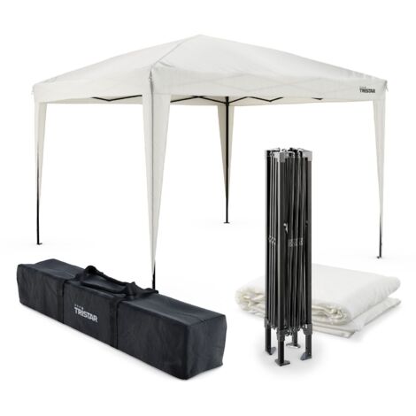 Tente pop-up Tristar PT‑7801 3x3 m imperméable avec protection UV et hauteur réglable (1/4)