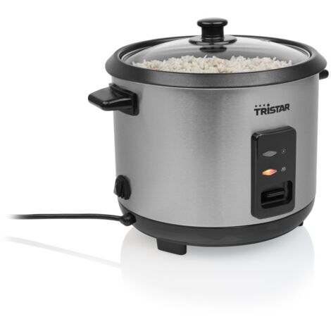 Cuiseur à riz Tristar RK-6147 1,5 L pour 8 personnes - protection contre la surchauffe - fonction maintien au chaud - cuve intérieure amovible