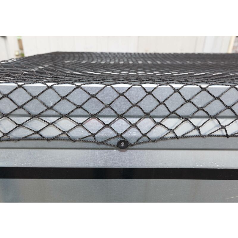 filet pour coffre filet pour sécuriser le chargement filet pour conteneur maille fine filet de transport filet pour remorque voiture vert bagage Filet pour remorque 2x3m