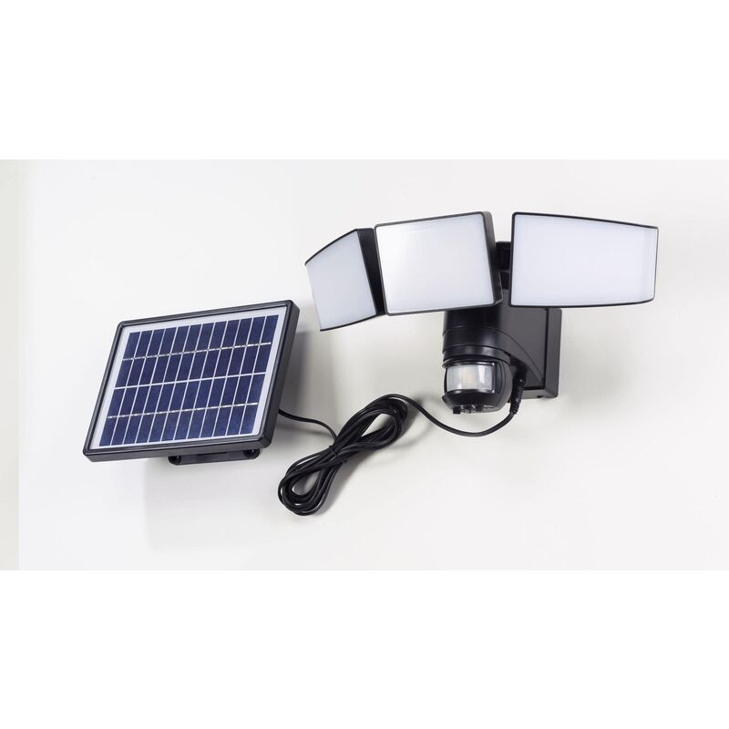 Projecteur solaire led 60w dimmable avec détecteur (panneau