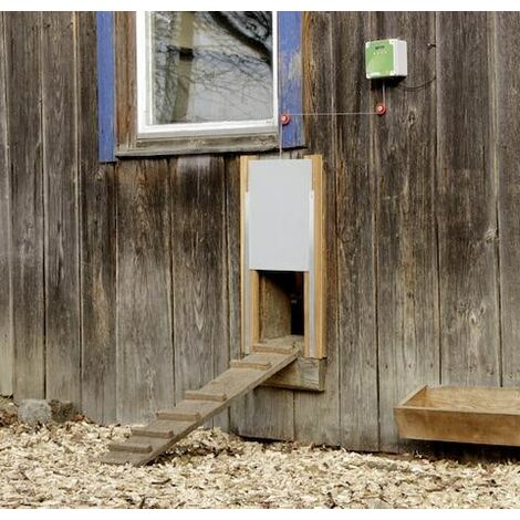 Automatisme pour porte de poulailler - 24 x 16 x 11 cm Kerbl