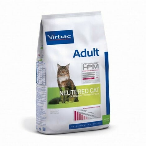 Croquettes Virbac Hpm Neutered Adulte Pour Chat Sac 3 Kg