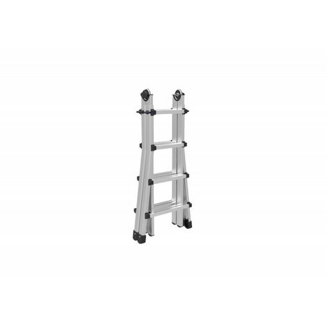 Scala telescopica sicos multi auto 4 + 5 grigio 135 x 54,5 x 12,5 cm