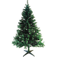 180cm Weihnachtsbaum künstlich inkl 50er Christbaumkugel-Set Silber