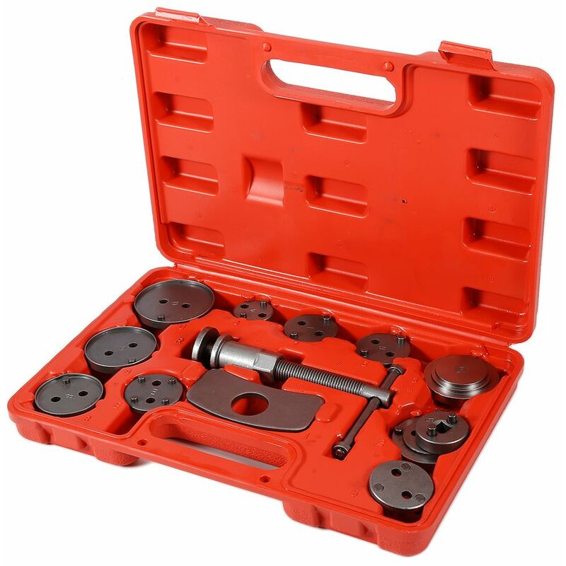 23PC Coffret Repousse Coffret Set repousse piston d étrier de frein Kit d  outils Rouge
