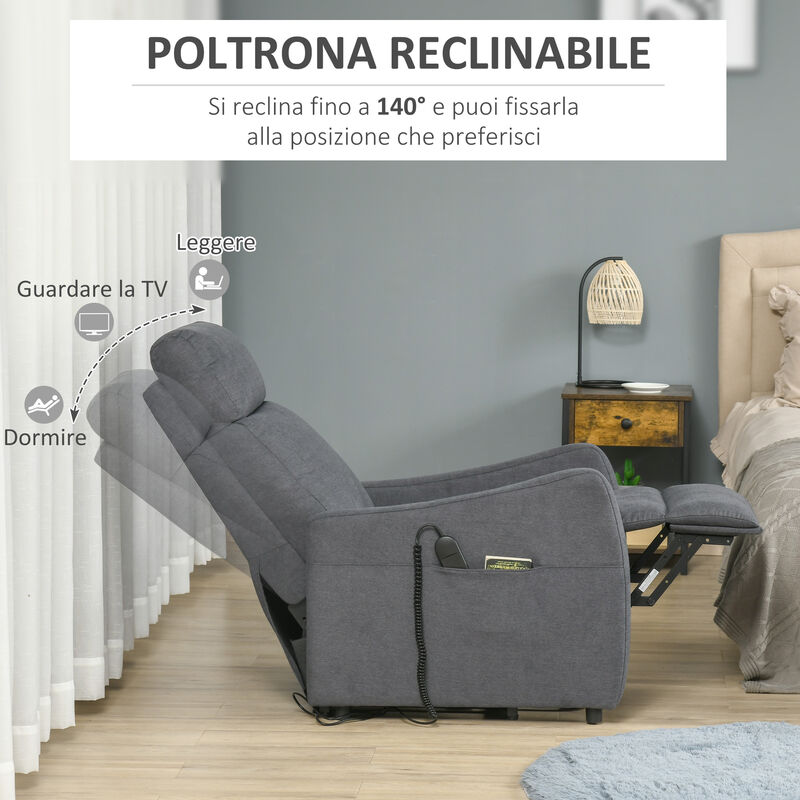 EASYCOMFORT Sedia da Pavimento con Schienale Regolabile in 5 Posizioni e  Seduta Imbottita, in Acciaio e Poliestere, Blu scuro