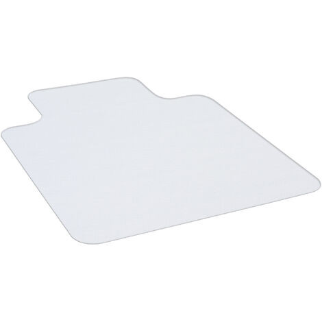 ZOLTA Tappeto Protettivo Per Sedia Ufficio - Salvapavimento In Plastica, 0,5x90x120 Cm, Grigio, Antiscivolo E Impermeabile - 2