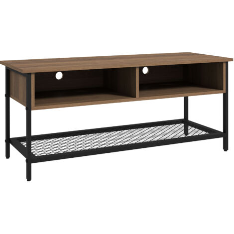HOMCOM Mobile Porta TV fino 48"in Legno e Acciaio  Stile Industriale 110x40x48cm (1/5)
