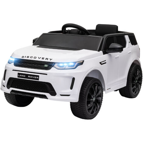 AIYAPLAY Auto Elettrica per Bambini Licenza Land Rover Discovery Bianco (1/5)
