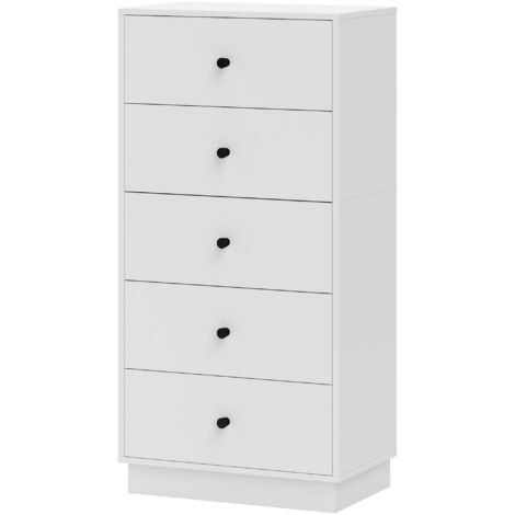 HOMCOM Cassettiera A 5 Cassetti In Tessuto, Struttura In Acciaio Nero E Ripiano In MDF. Dimensioni 98x29x63 Cm, Piedini Regolabili. Perfetta Per Camera Da Letto, Soggiorno O Ingresso. Cassetti Rimovibili E Pieghevoli Per Riporre Vestiti, Giochi O Documenti. Soluzione Salvaspazio Elegante.