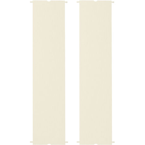 Outsunny Telo per Gazebo Pergola 3x3 m in Poliestere Bianco Crema
