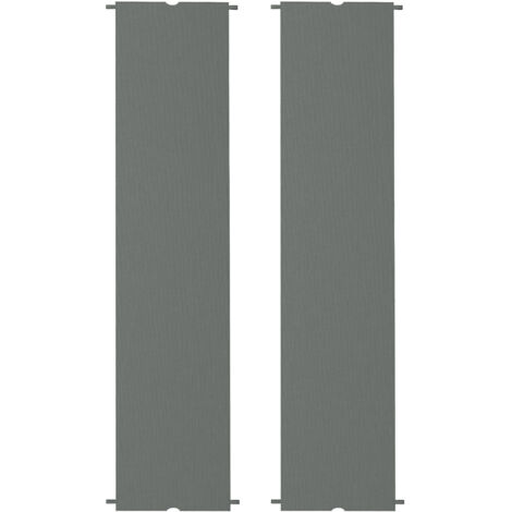 Outsunny Telo per Gazebo Pergola 3x3 m in Poliestere Grigio Carbone