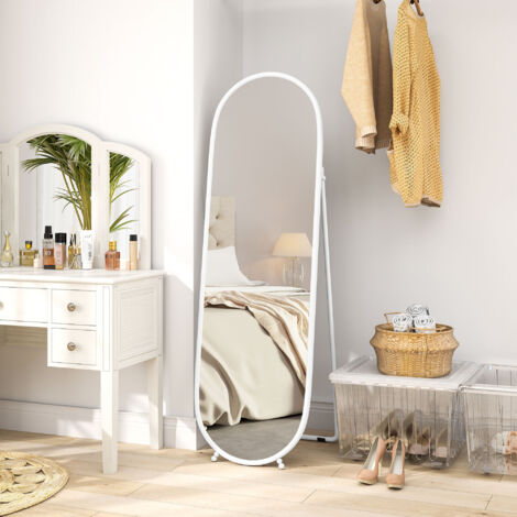 Specchio Da Terra E Parete HOMCOM In Alluminio - 158.5cm Alto Per Camera, Ingresso E Bagno - Foto 9