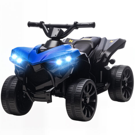 AIYAPLAY Quad per Bambini Elettrico Età 3-8 Anni 6V Fari LED e Musica, Blu (1/5)