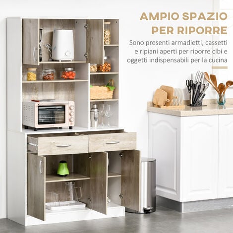 Armadio dispensa per la cucina: un armadio o una dispensa?  Tall cabinet  storage, Contemporary kitchen, Kitchen cupboard organization