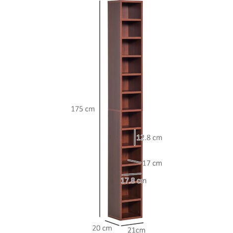 HOMCOM - Libreria Bianca Moderna 6 Scomparti 91 X 91 X 30 Cm - ePrice