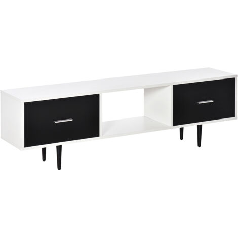 Mobile TV Sospeso HOMCOM 180cm Con Luci LED - Per TV Fino A 75", Nero, Con Telecomando - Foto 9