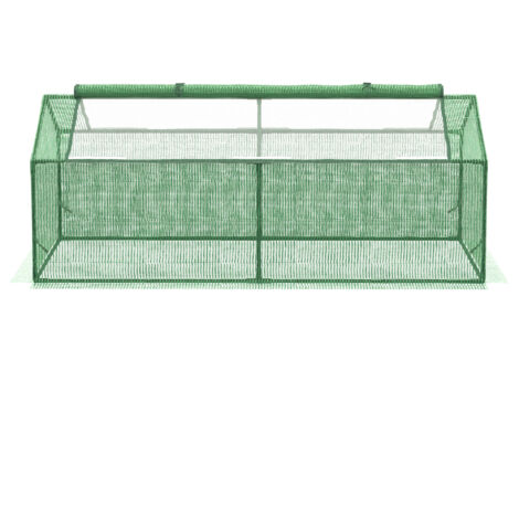 Outsunny Serra Piccola per Giardino e Balcone con Finestre  Verde