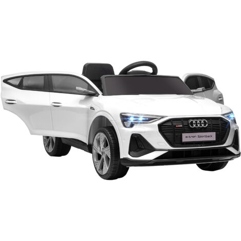 HOMCOM Macchina per Bambini 3-5 Anni 12V Telecomando Velocità 3-5km/h Luci LED