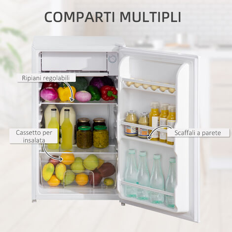 HOMCOM Frigorifero Portatile 91L con Termostato Regolabile e Porta