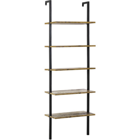 HOMCOM Libreria Verticale In Stile Industriale Vintage, Scaffale