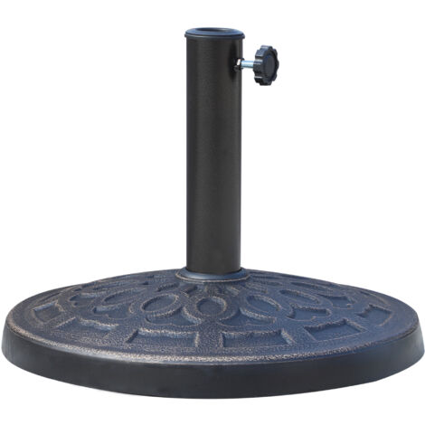 Outsunny Basamento per Ombrellone Base Ombrellone da Giardino Vintage