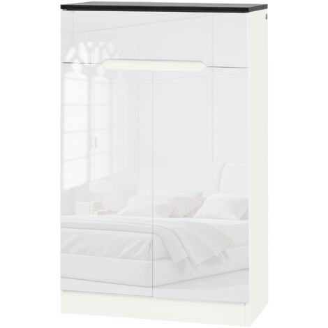 HOMCOM Mobile Scarpiera Slim 12 Paia max in Truciolato Bianco per Ingressi (1/5)
