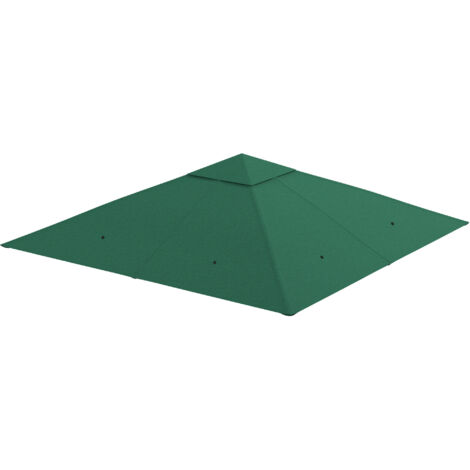 Outsunny Telo di Ricambio Tetto Sostitutivo per Gazebo da Esterno 3x3m