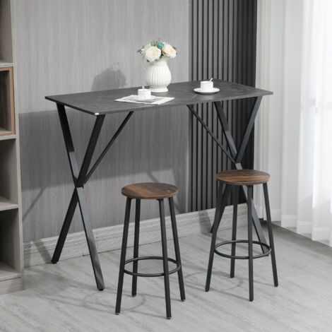 Scrivania Jenkins 120 Cm - Tavolo Ufficio Industriale Con Piano Legno E Telaio Acciaio | Piedi Regolabili
