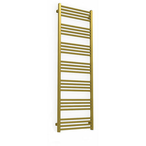 Gold-Heißwasser-Handtuchtrockner, 1620 mm hoch und 530 mm breit - 723 Watt - FIO1620/530SXBRA