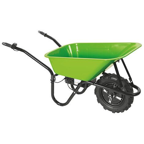 Zipper Akku-Schubkarre ZI-EWB500 75 l Tragkraft 150 kg 500 W Motorschubkarre (1/5)