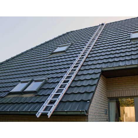 Dachleiter 28 Sprossen Länge 7,00 m – Mit Haken - DL28