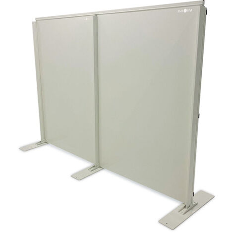 Herausnehmbare Trennwand, verblecht - Eckelement - Länge 1200mm - Höhe 1500mm - CLOTO/1215/A (1/5)