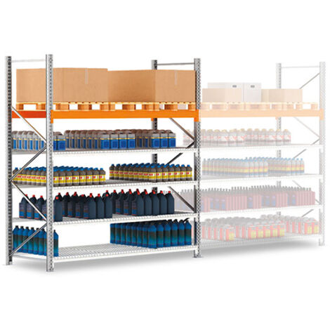 Palettenregale 4 Ebenen + Paletten 1 Ebenen - Startmodul: Höhe 3000mm - Länge 2700mm - RAYOHYBS/5N/3027/D (1/3)