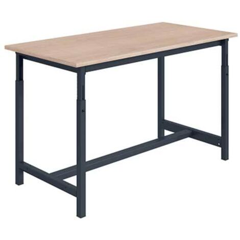 Werkbank für Werkstätten Höhenverstellbar - 1200x750x780/1060mm - Blau RAL5015 - W010020243-BI (1/3)