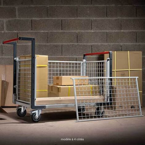 Vierwandwagen, 1000 x 670 mm, Tragkraft 1.200 kg günstig kaufen