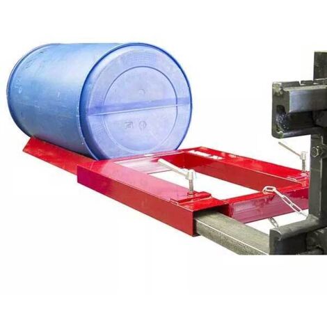 Horizontaler Fassheber für Gabelstapler – Metall- und Kunststofffässer 220 l – Tragkraft 300 kg - 840009305
