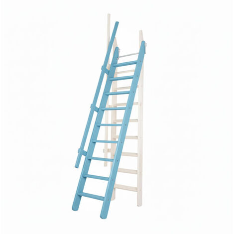 Klappbare Raumspartreppe: Breite 55cm - Helbau (RAL 5012) - MSP/R5012