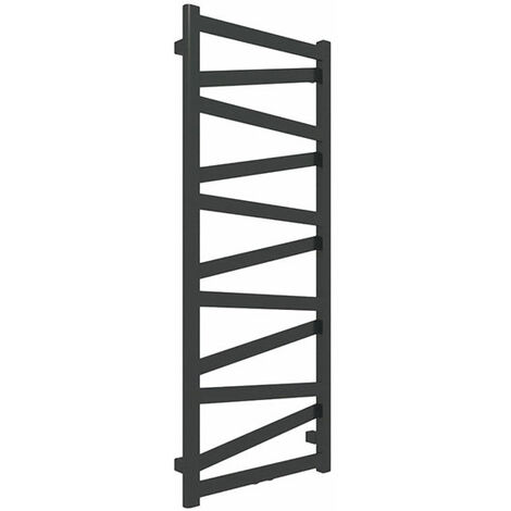 Heizungsbetrieb Handtuchheizkörper - Mattschwarz - 1470x600mm - 622 Watt - VIP1470/600SXN (1/5)